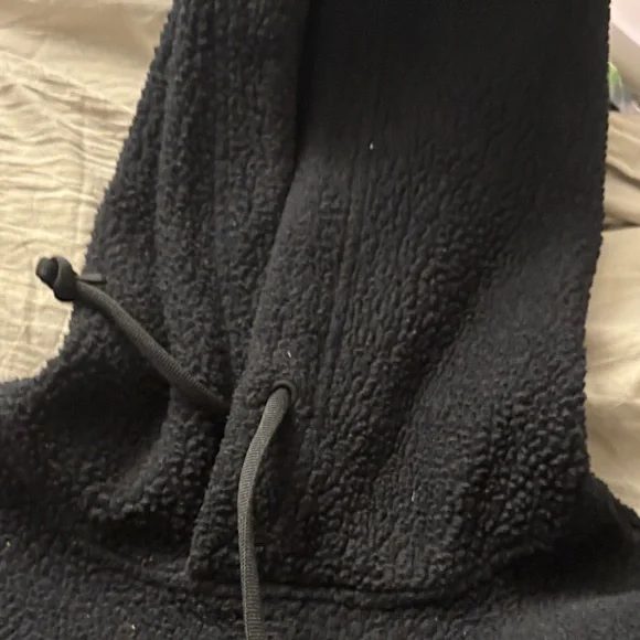 Adidas Black Sherpa Hoodie - Picture 3 of 5